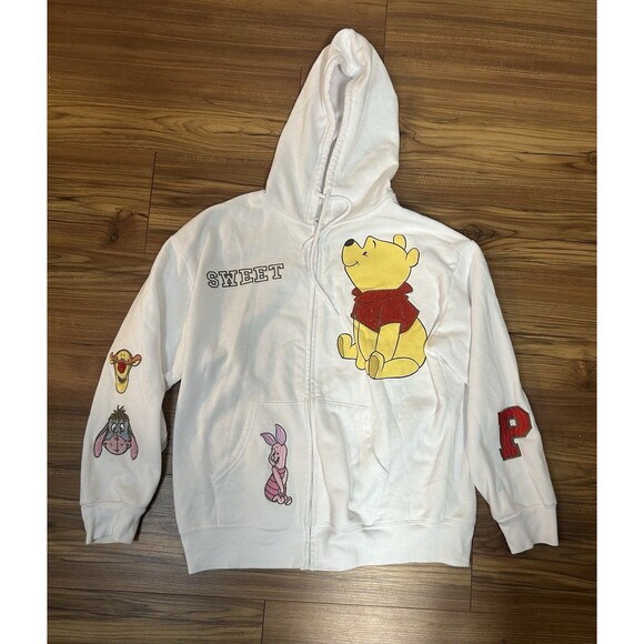 Disney Other - Disney Winnie The Pooh Hoodie Large Zip Up Graphic